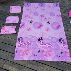 Barbie Bedding Curtain Bundle Of 4